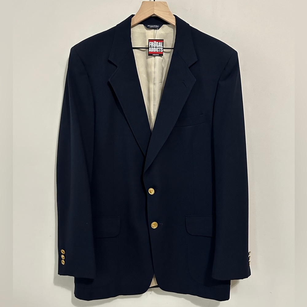 Vintage Sportsman Collection Navy Blue Blazer Jacket Size 42